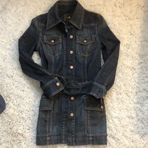 Belted Jean Jacket